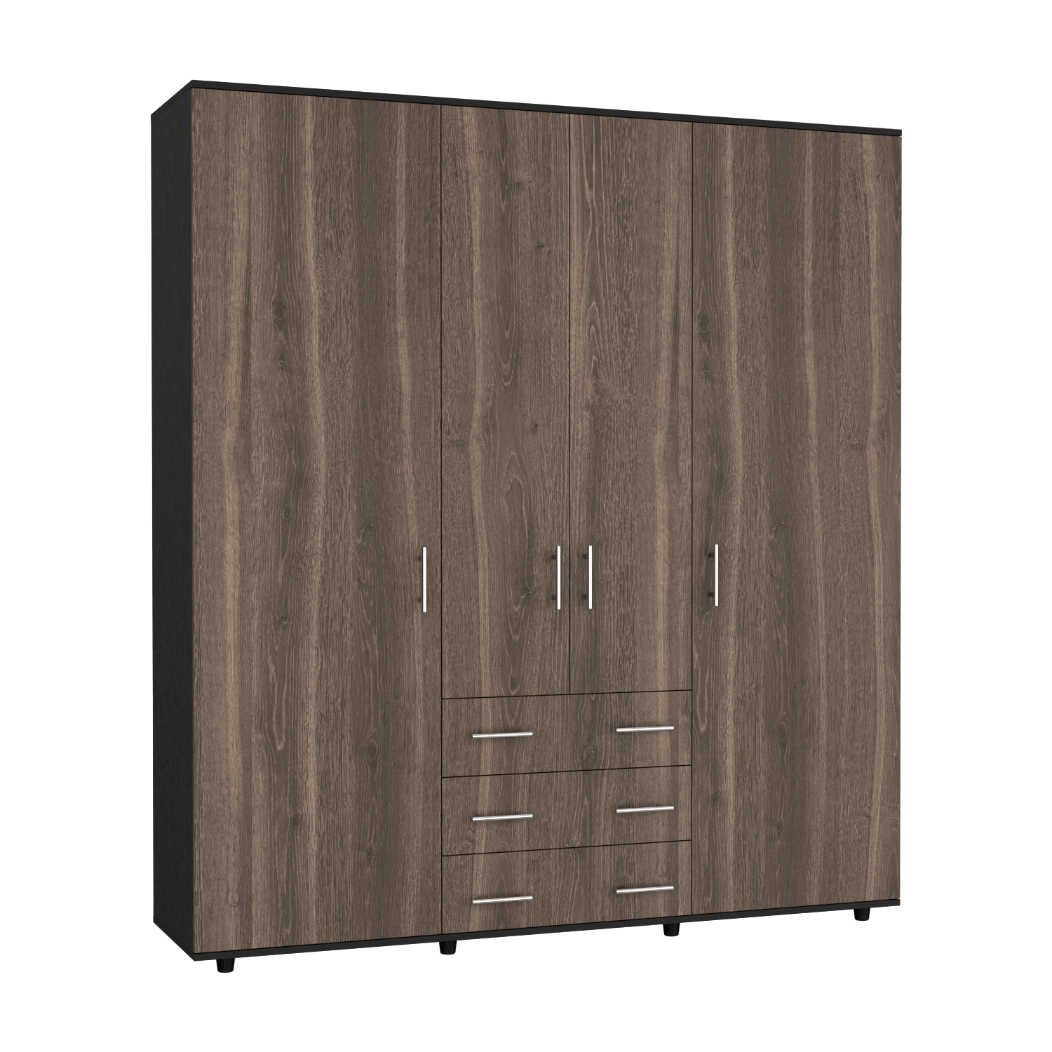 Closet 2.0 Fontan 200 X 180 X 48 Rta Wengue Milan