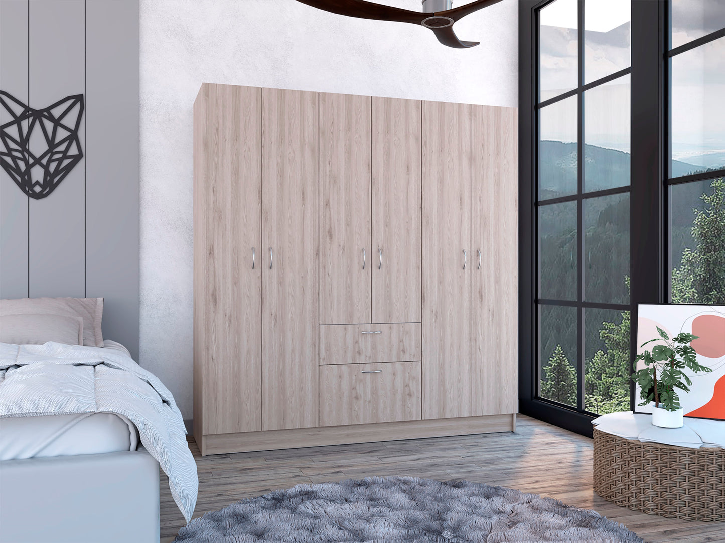 Closet Mitu 2.0 160 Rta Bardolino + Blanco