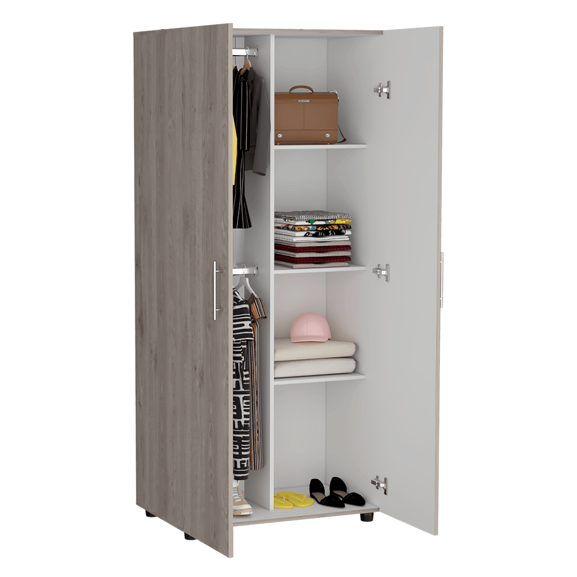 Closet Tera 180 X 80 X 48 Rta Bardolino Blanco