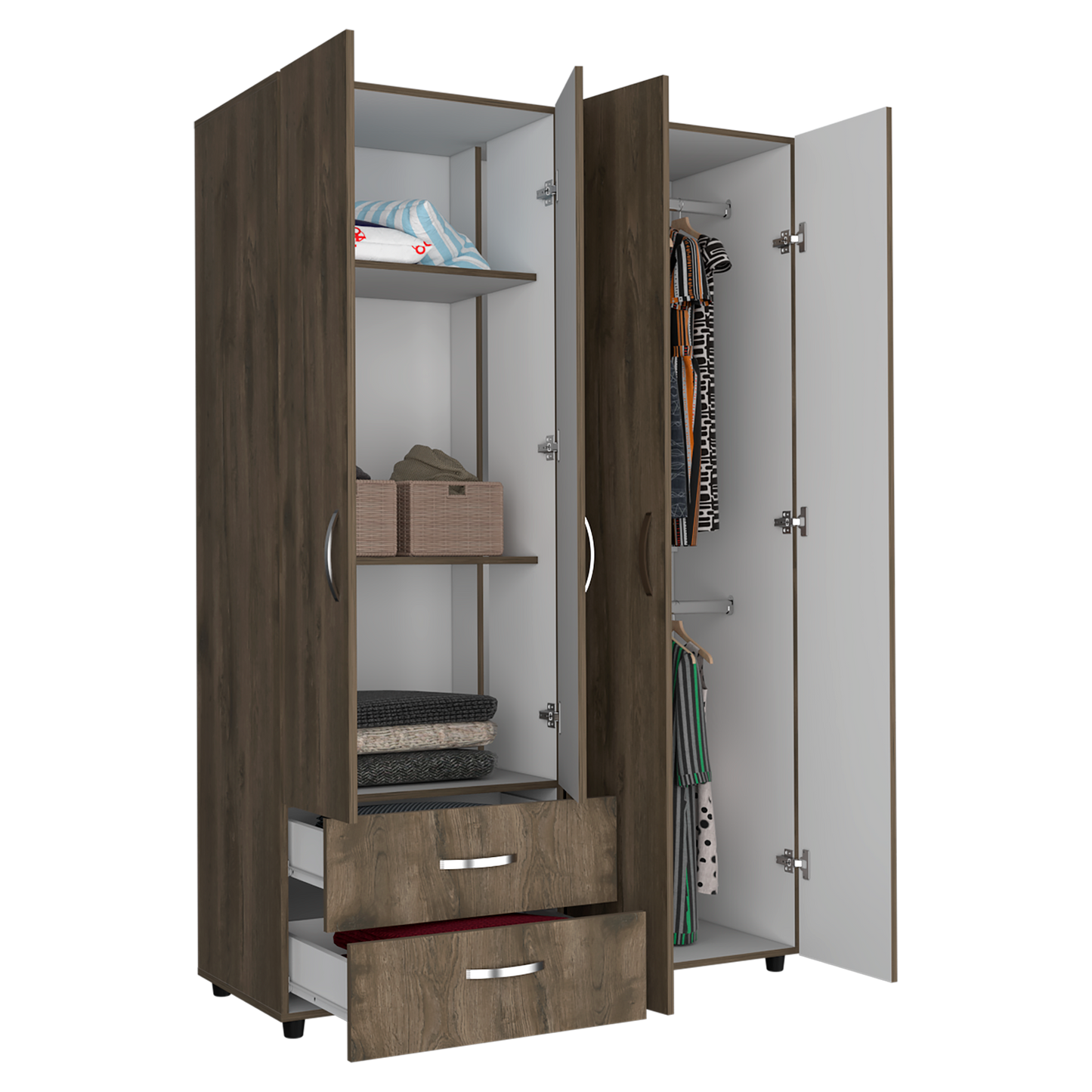 Closet Ankora Basic 180 X 120 X 47 Rta Bellota + Blanco