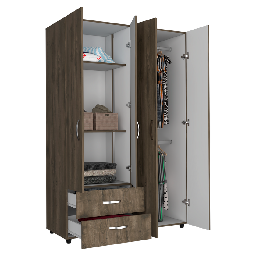 Closet Ankora Basic 180 X 120 X 47 Rta Bellota + Blanco