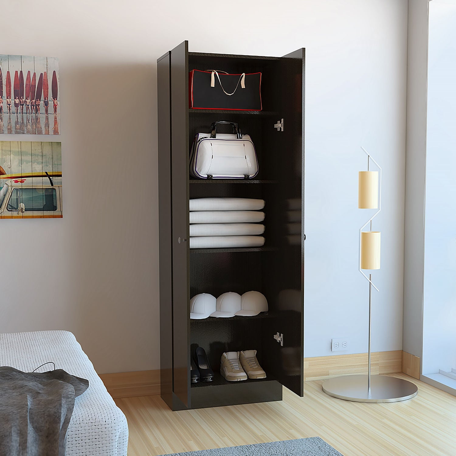 Closet 2 Puertas Home Multiusos Rta Wengue