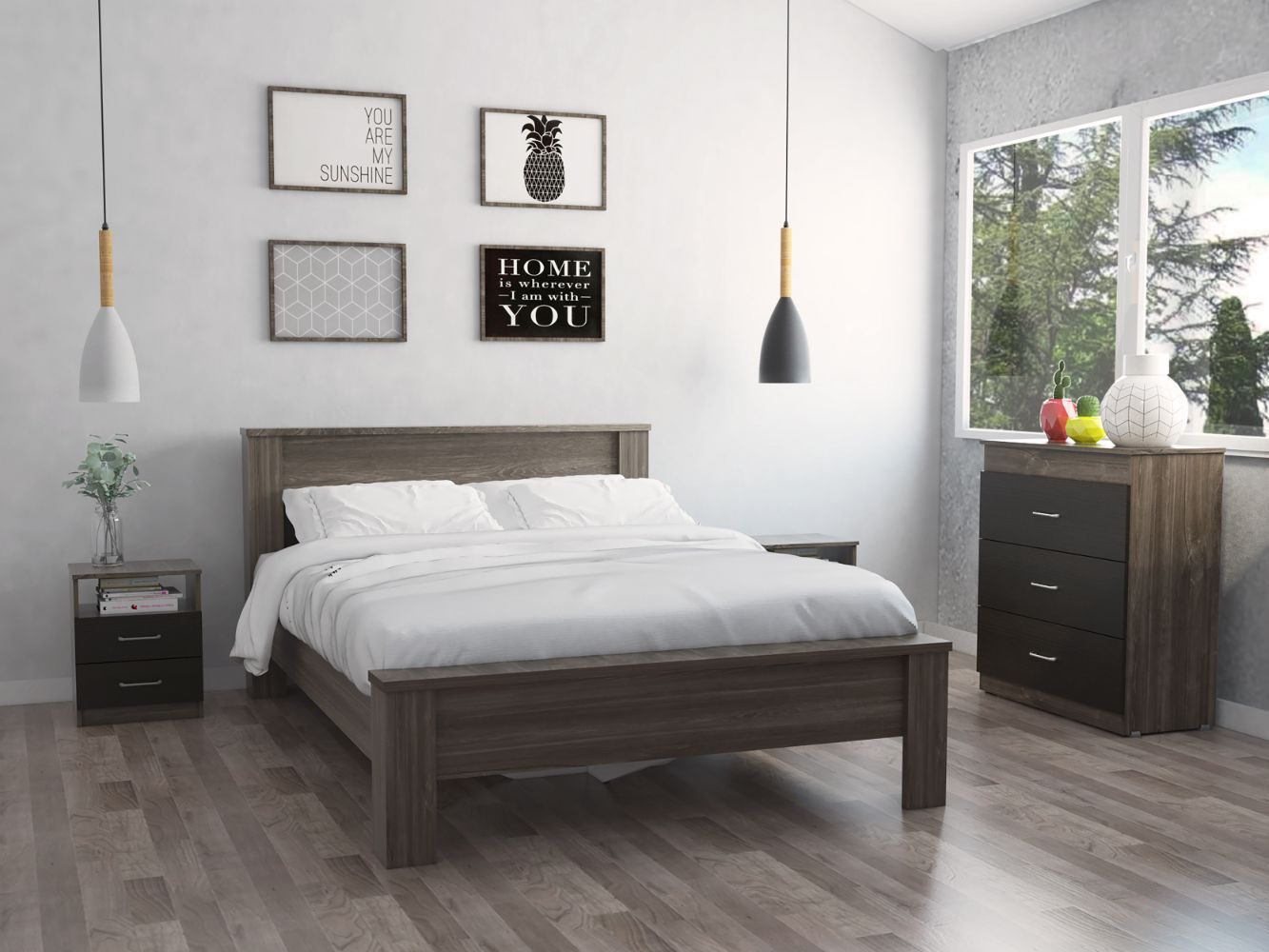 Combo Dormitorio Napoles Siena