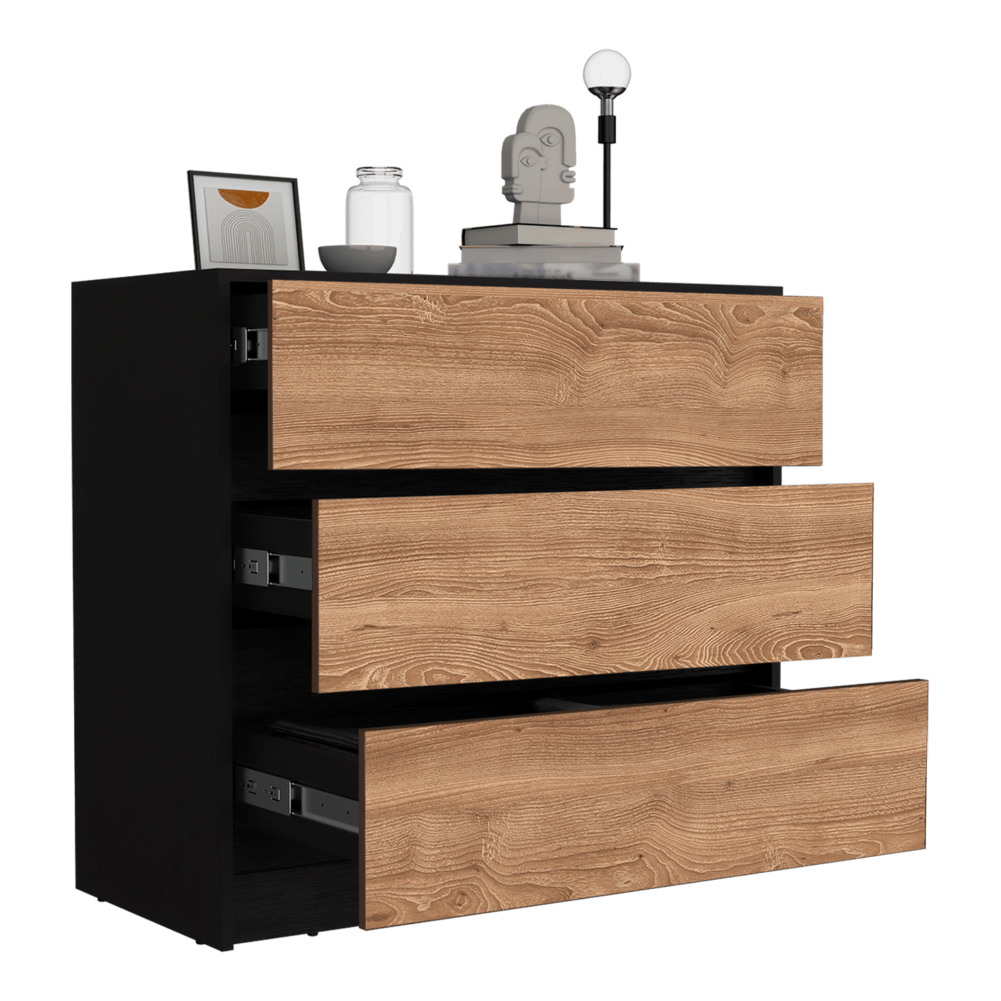 Cajonera 3 Cajones Austin Rta Wengue Miel