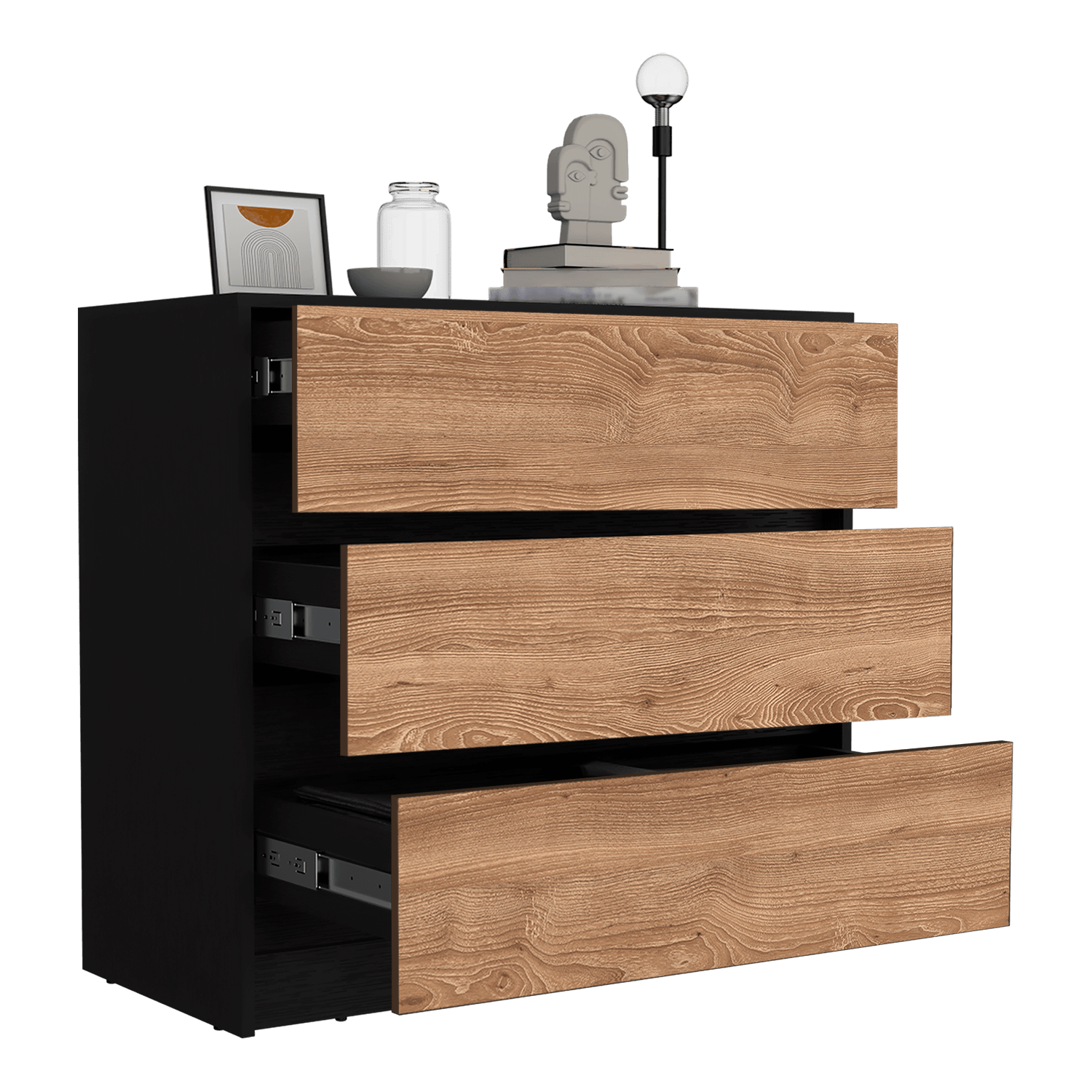 Cajonera 3 Cajones Austin Rta Wengue Miel