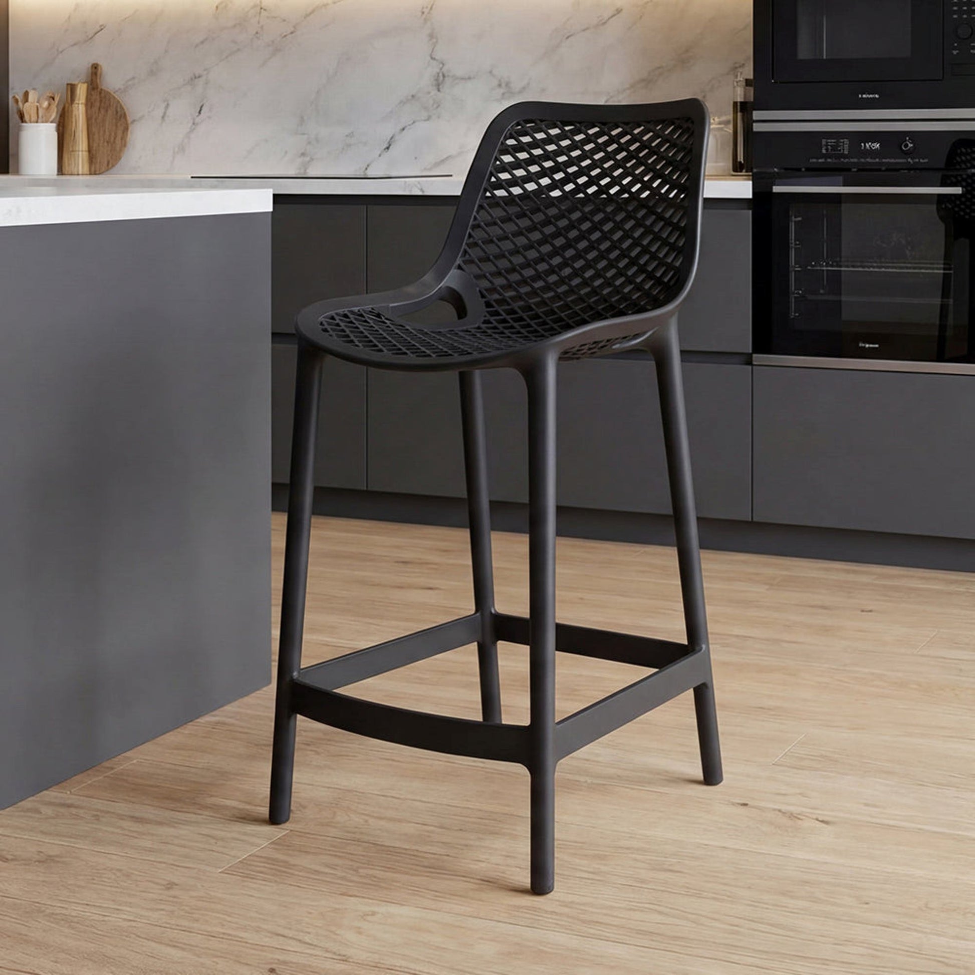 Silla Bar Miame 95X44X52 Rta Negro