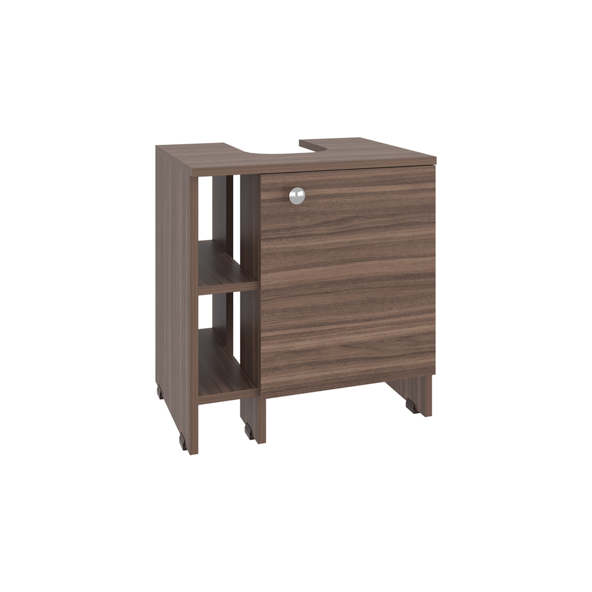Mueble Lavamanos Básico 50X47X37 Rta Avellana Zf
