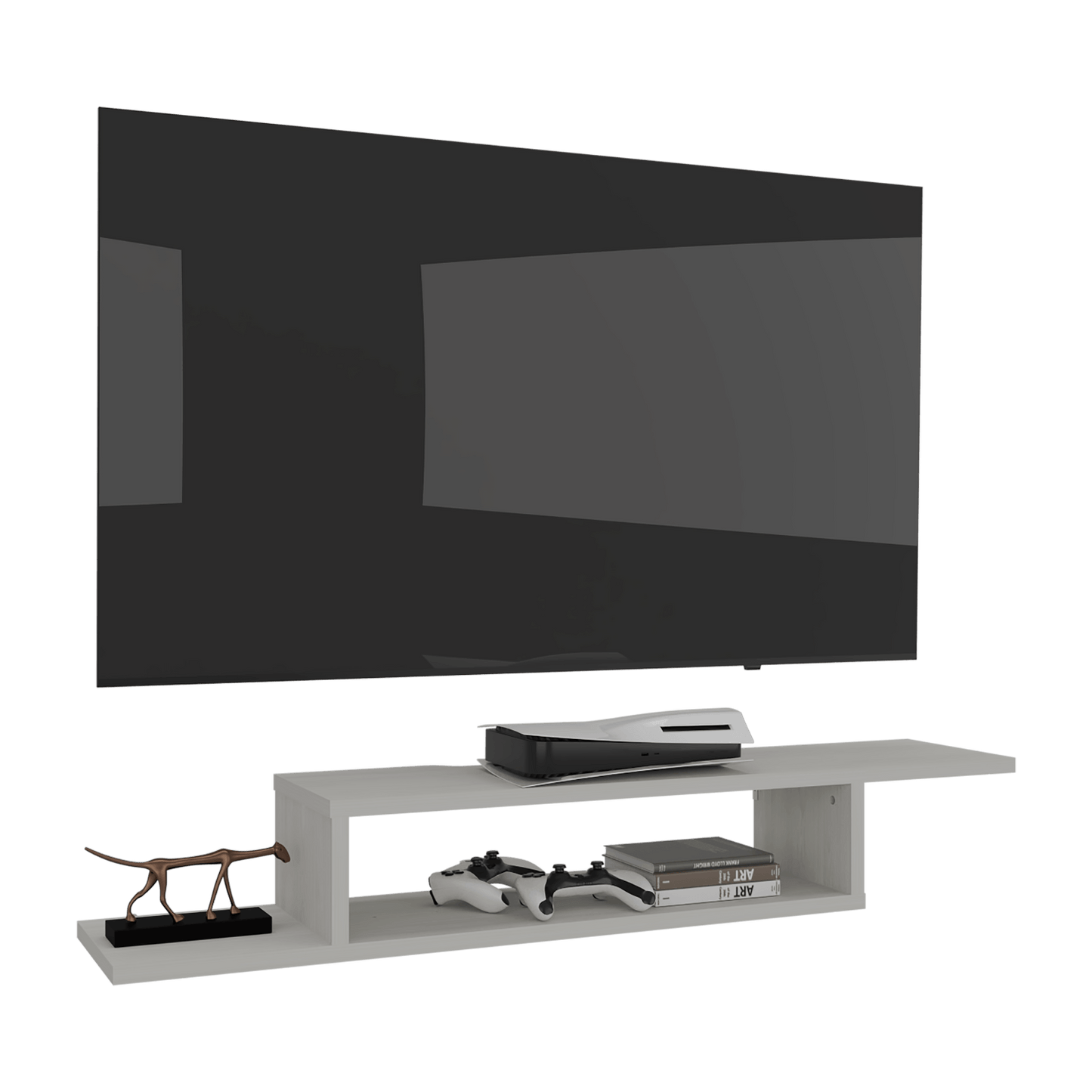 Rack Para Tv Flotante Dili 55" 22X170X29 Rta Niebla