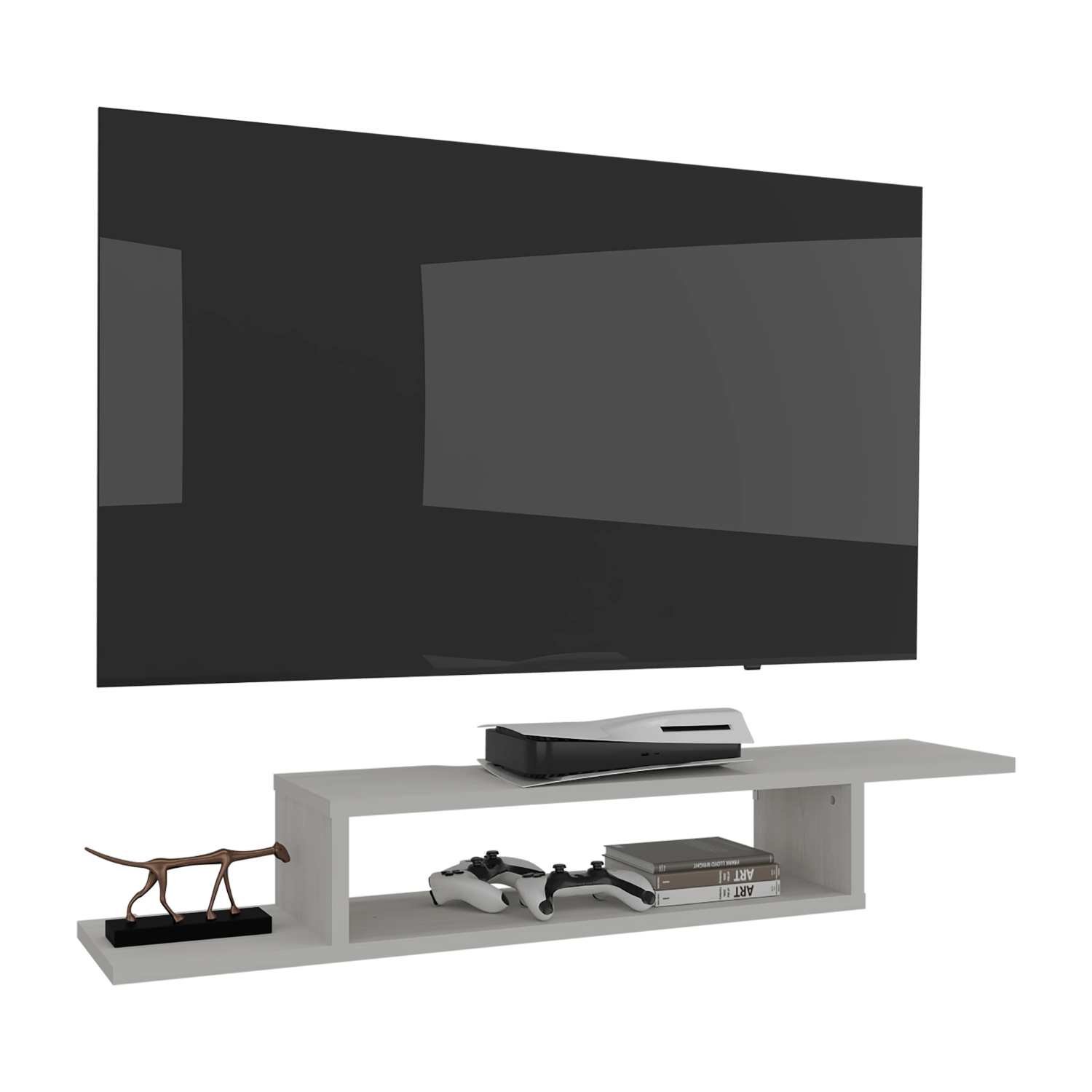 Rack Para Tv Flotante Dili 55" 22X170X29 Rta Niebla