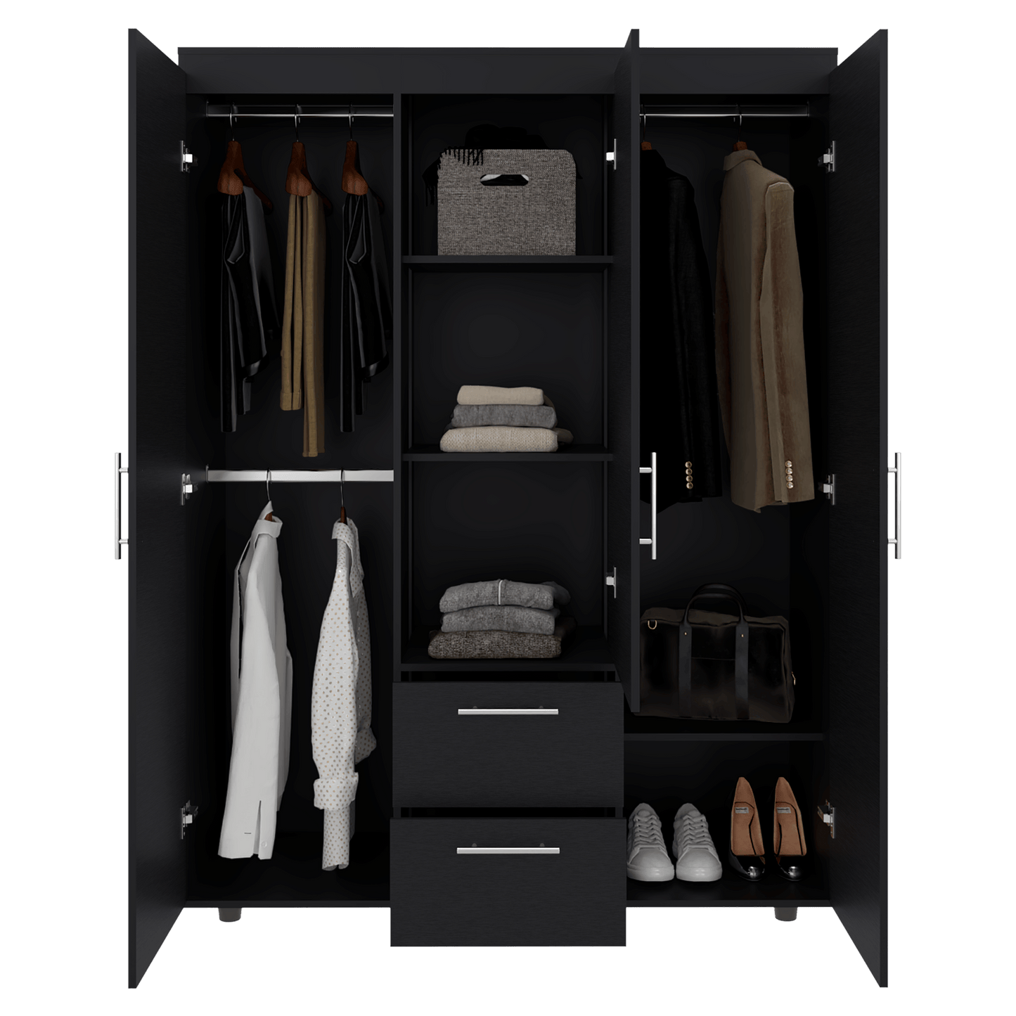 Closet Baru Lite 180X135X50 Rta Wengue