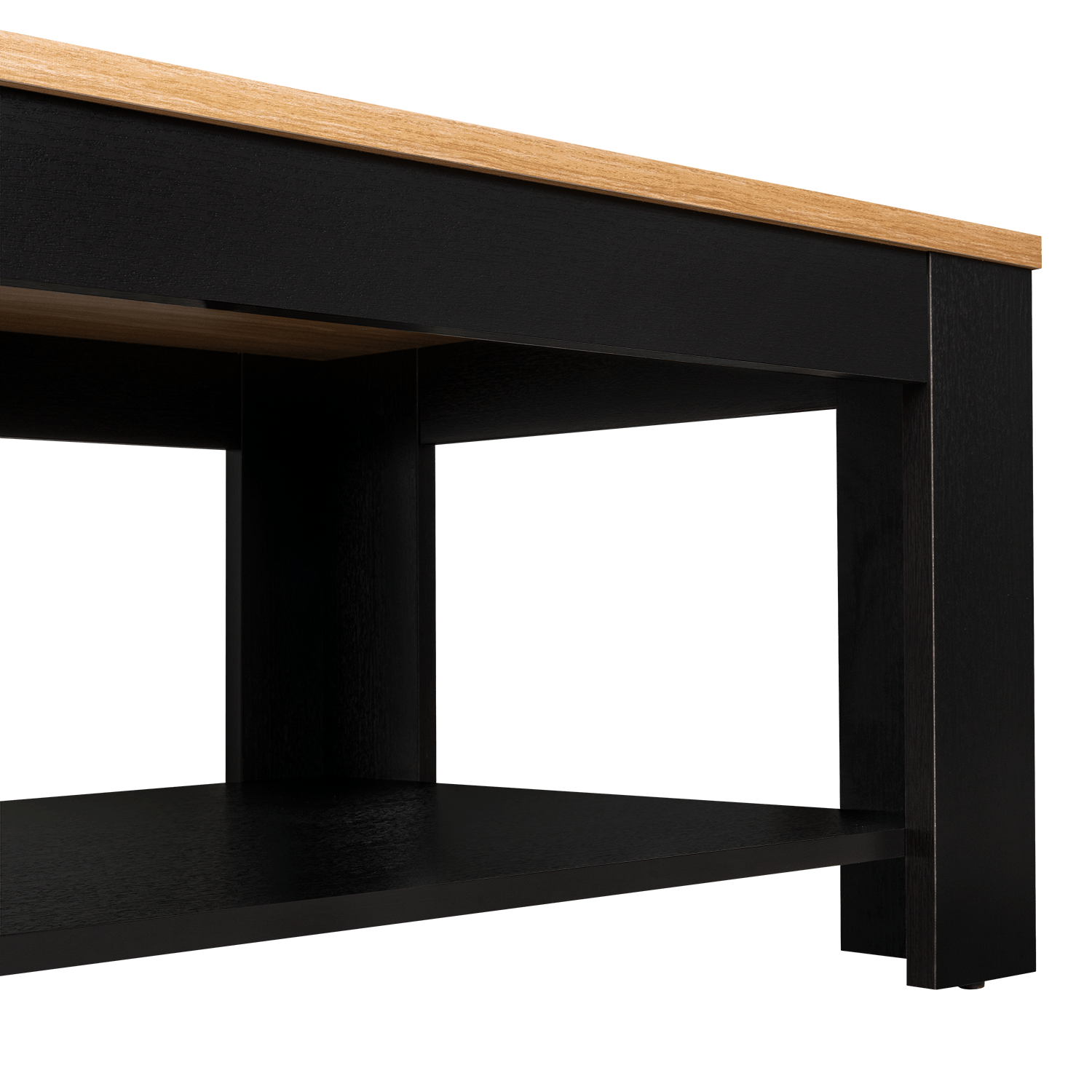 Mesa De Centro Cecil 41X120X60 Rta Wengue Fresno Zf