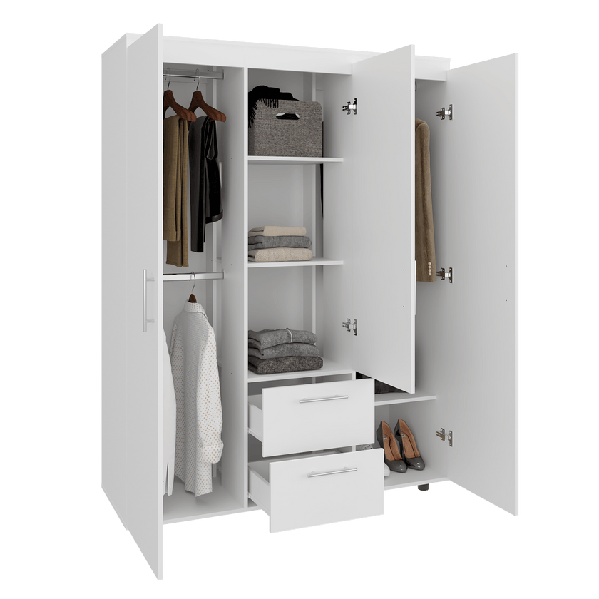 Closet Baru Lite 180X135X50 Rta Blanco