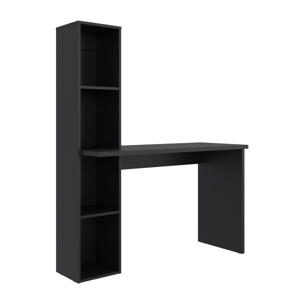 Escritorio Biblioteca Aston 145X120X45 Rta Wengue Zf
