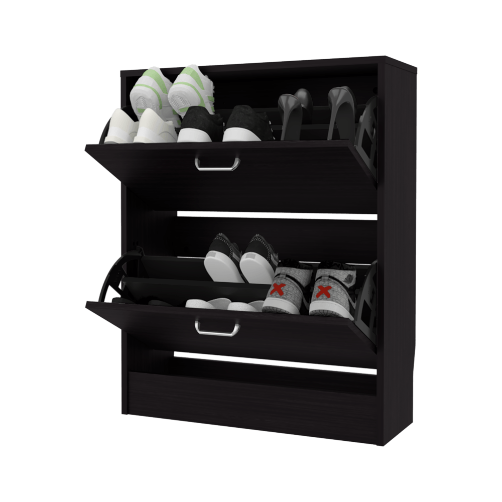 Zapatero Inola 2 Puertas 80X63X24 Rta Wengue