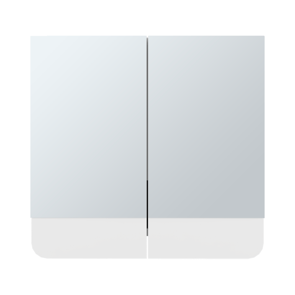 Botiquin Con Espejo Luv 43X45X14 Rta Blanco Zf