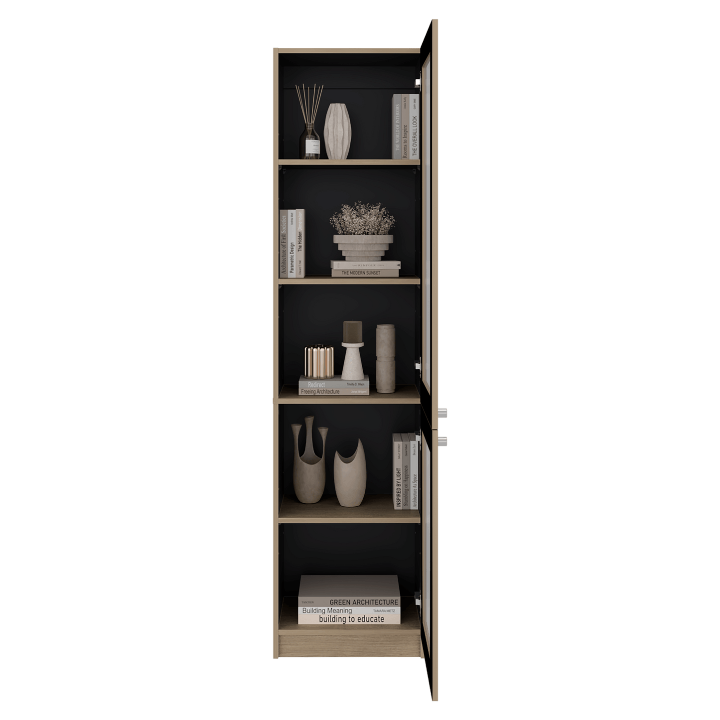 Estante Home E-M6 180X45X31 Rta Cartagena Wengue Zf
