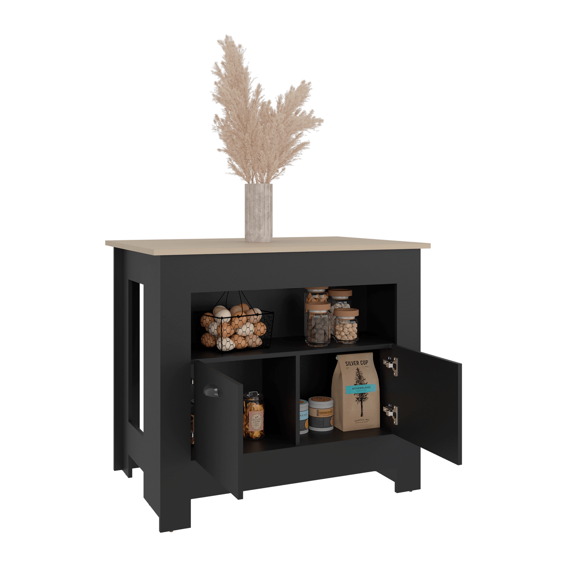 Isla De Cocina Arlet 89X103X70 Rta Wengue Cartagena Zf