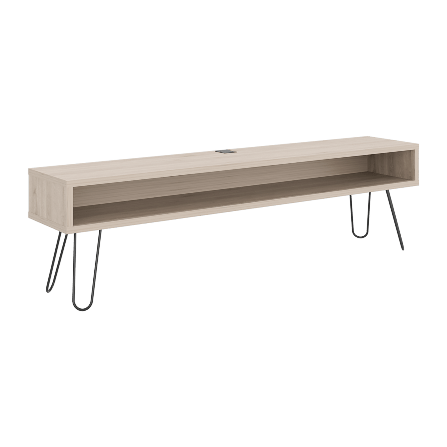 Rack  De Tv Luft 75" 49X180X35 Rta Ceniza