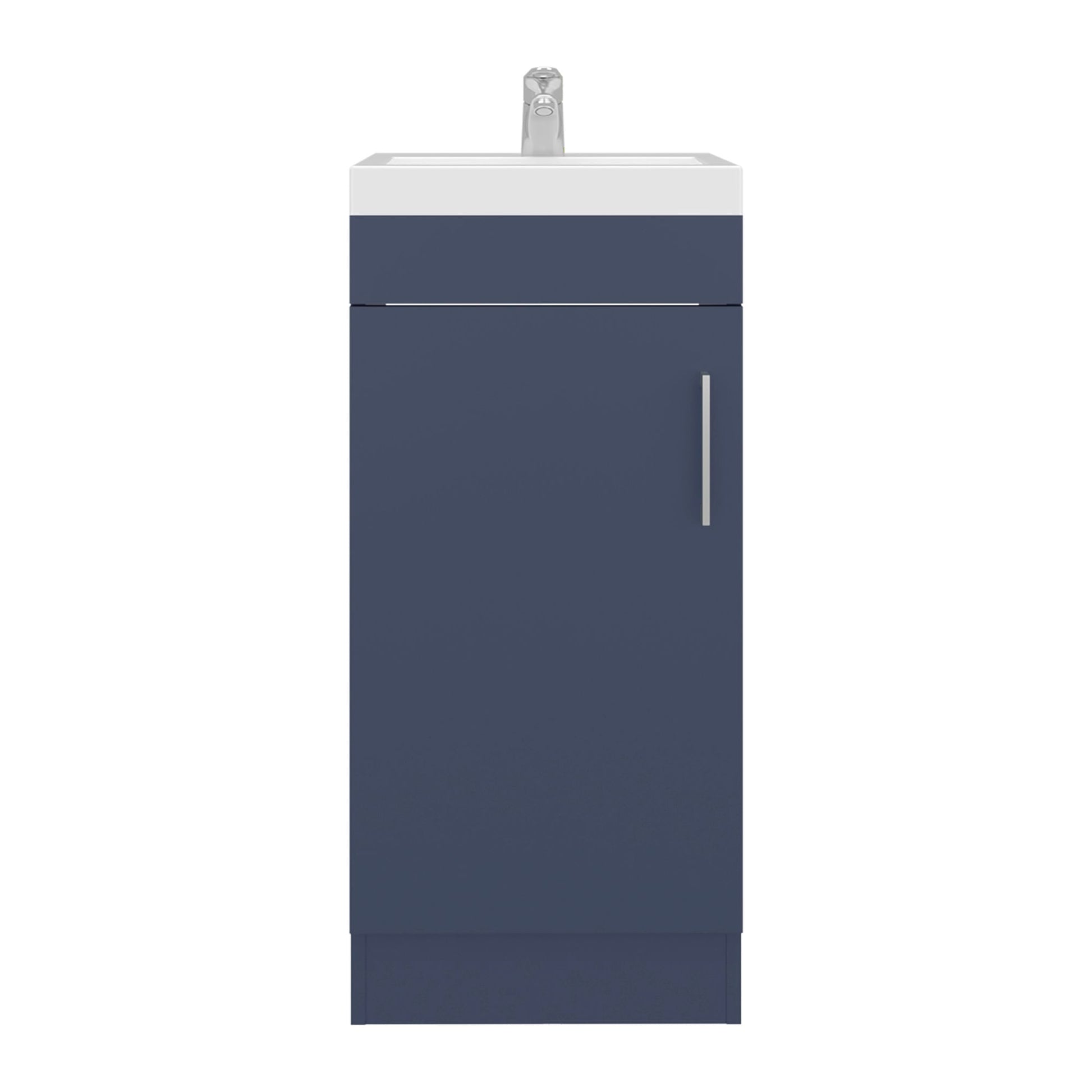 Mueble Para Lavamanos Madrid  80X40X33 Rta Azul Zf