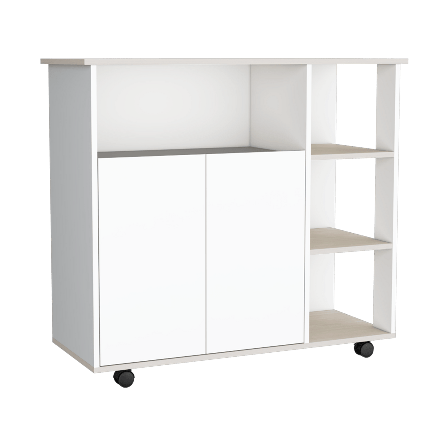 Meson De Cocina Paprika 90X100X40 Rta Blanco Niebla Zf