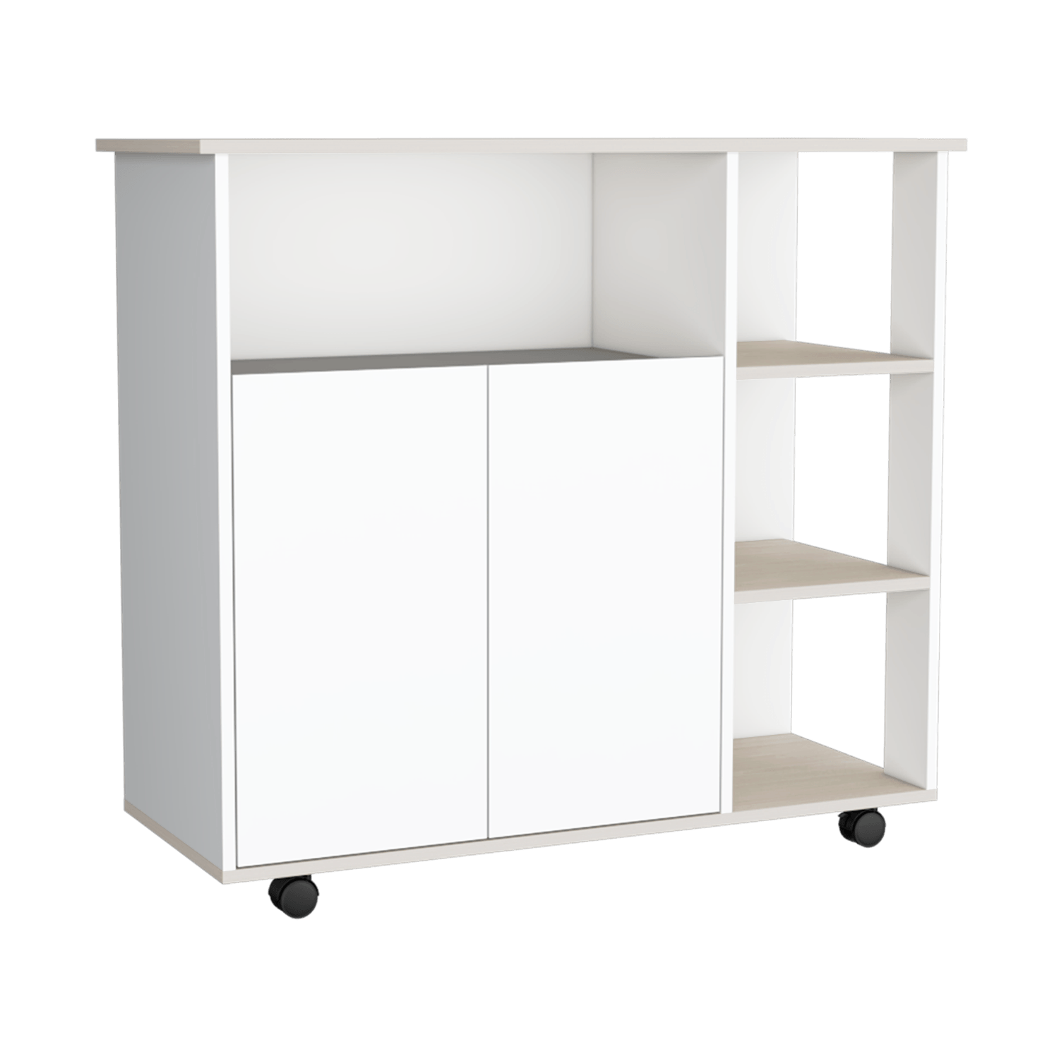 Meson De Cocina Paprika 90X100X40 Rta Blanco Niebla Zf