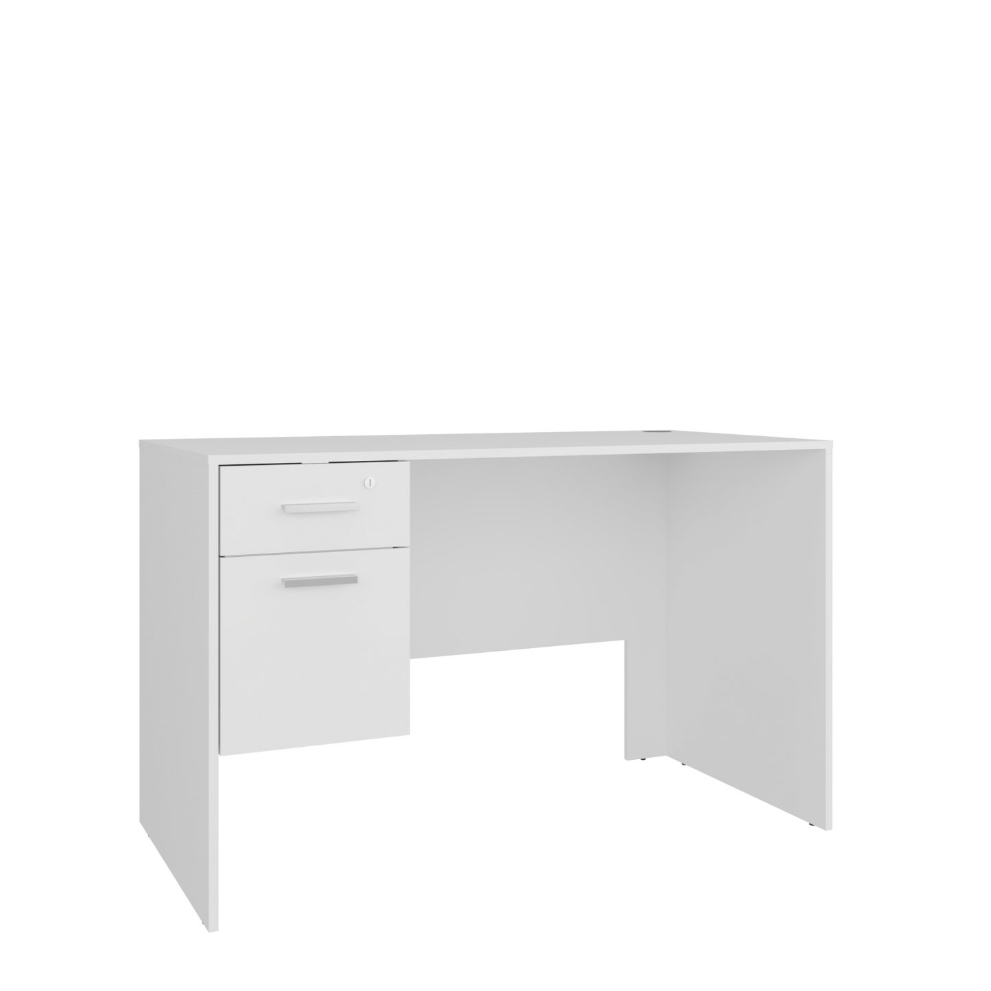 Escritorio Mellier 75X120X60 Rta Blanco Zf
