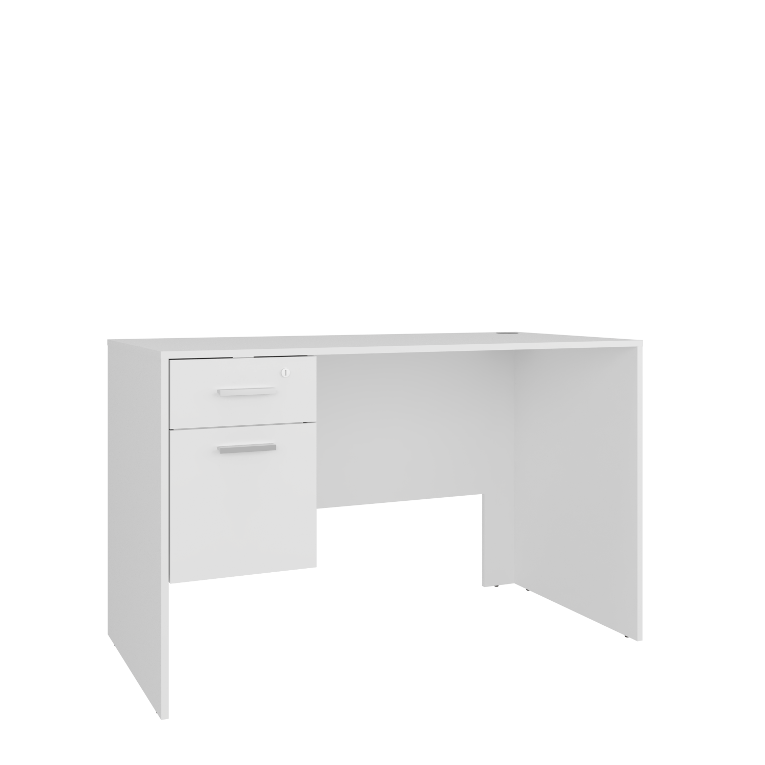 Escritorio Mellier 75X120X60 Rta Blanco Zf