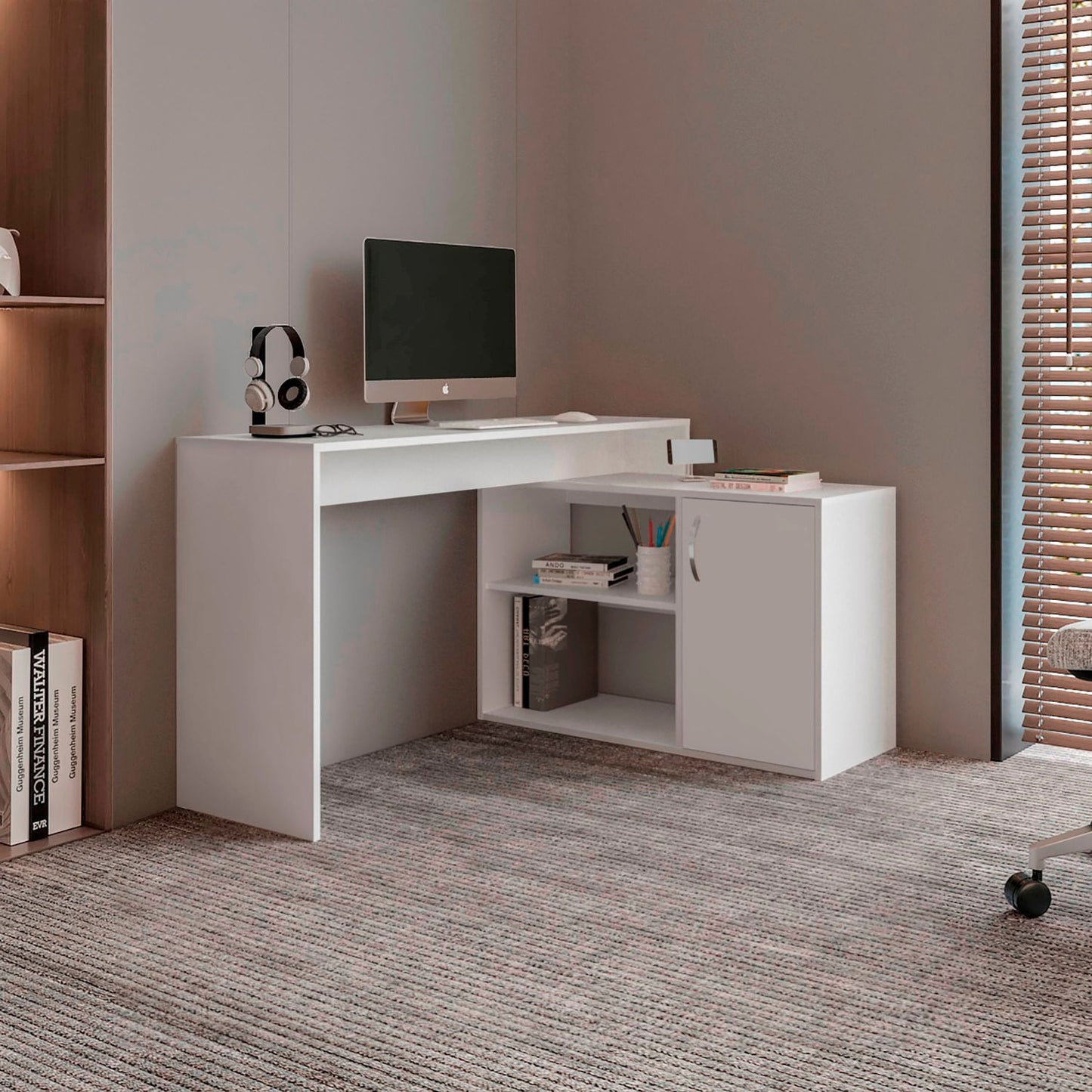 Escritorio Axis Eco 71X125X90 Rta Blanco