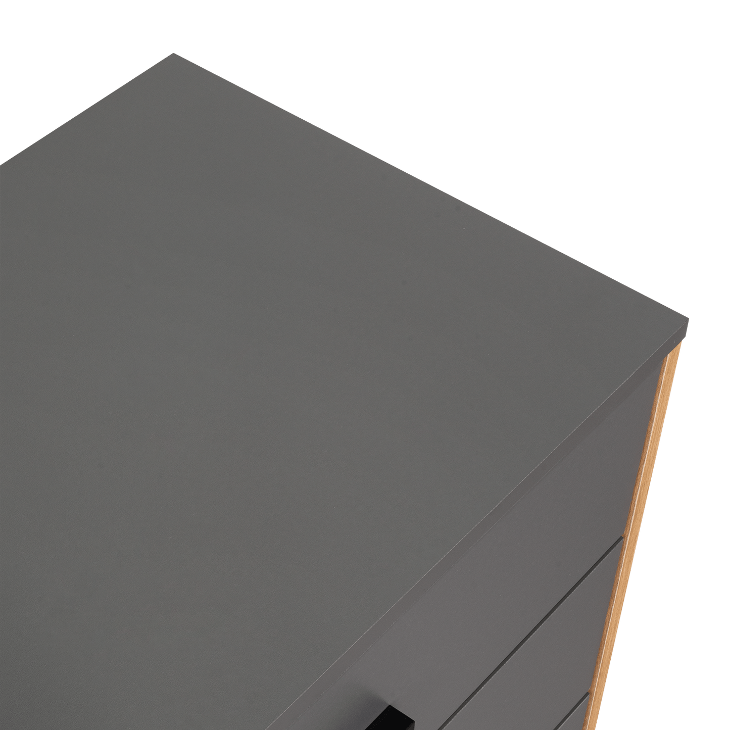 Comoda Girona  70X70X40,3 Rta Plomo + Fresno Europeo