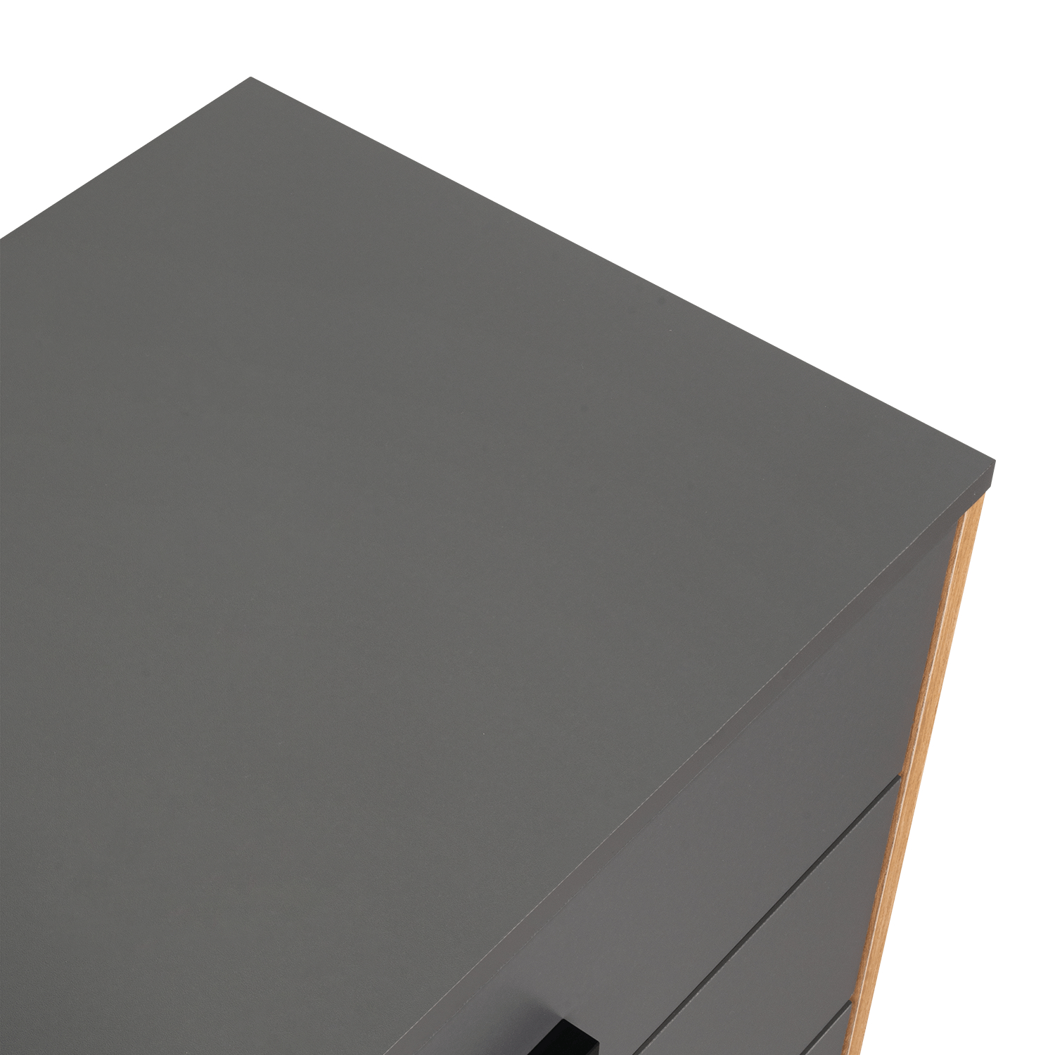 Comoda Girona  70X70X40,3 Rta Plomo + Fresno Europeo