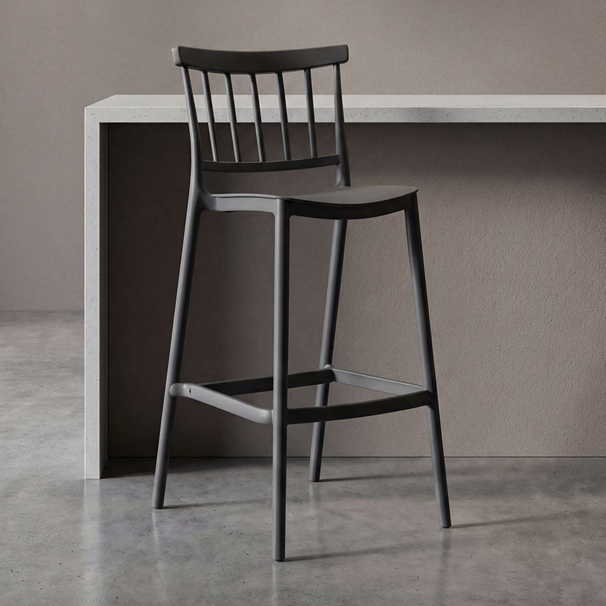 Silla Bar Oxford 104X37X48 Rta Negro