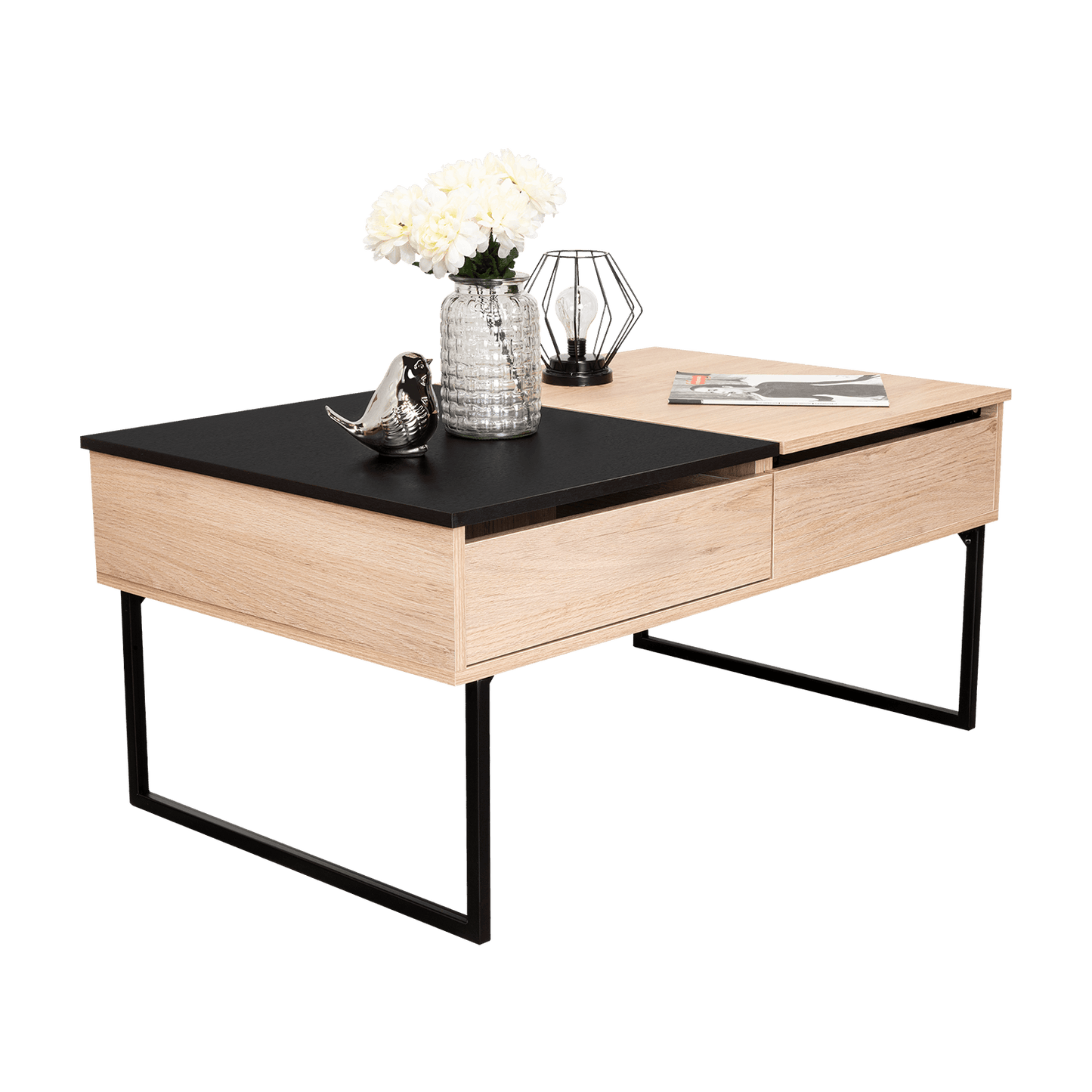 Mesa De Centro Funcional 5G-4 Rta Rovere Wengue