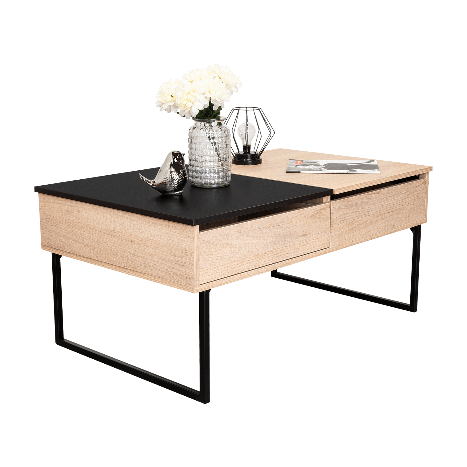Mesa De Centro Funcional 5G-4 Rta Rovere Wengue