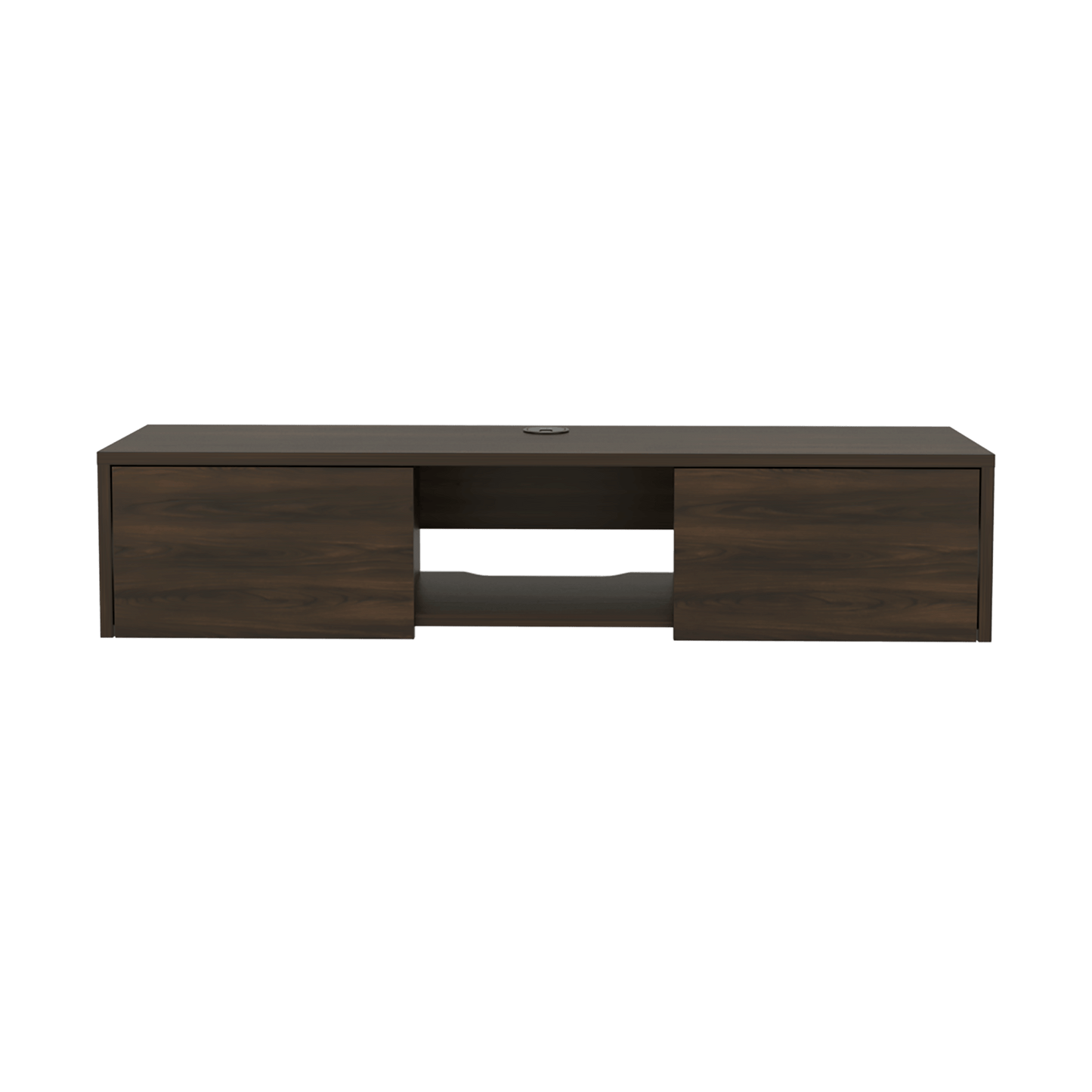 Repisa De Tv Glen Multifuncional 26X125X29 Rta Nogal Europeo