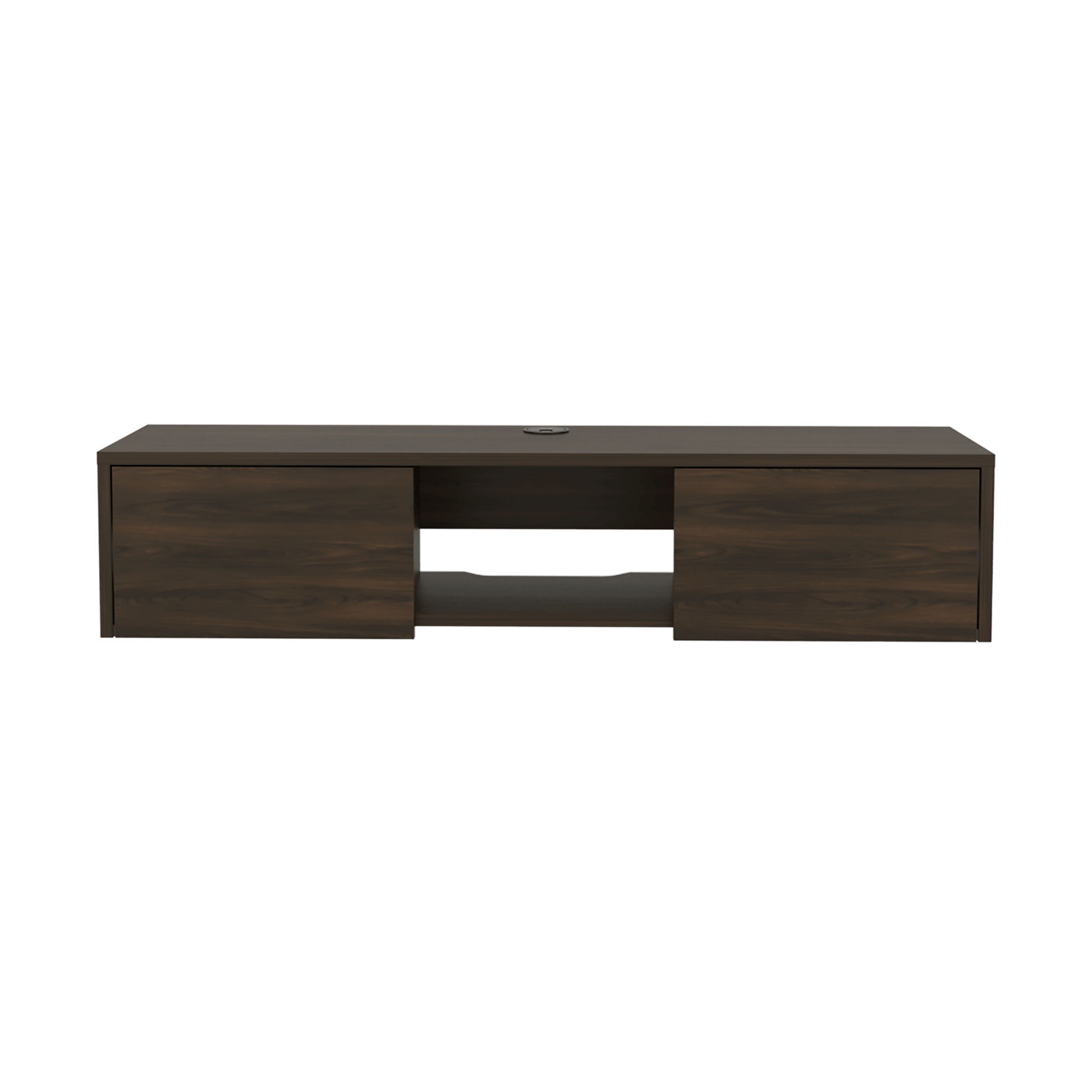 Repisa De Tv Glen Multifuncional 26X125X29 Rta Nogal Europeo