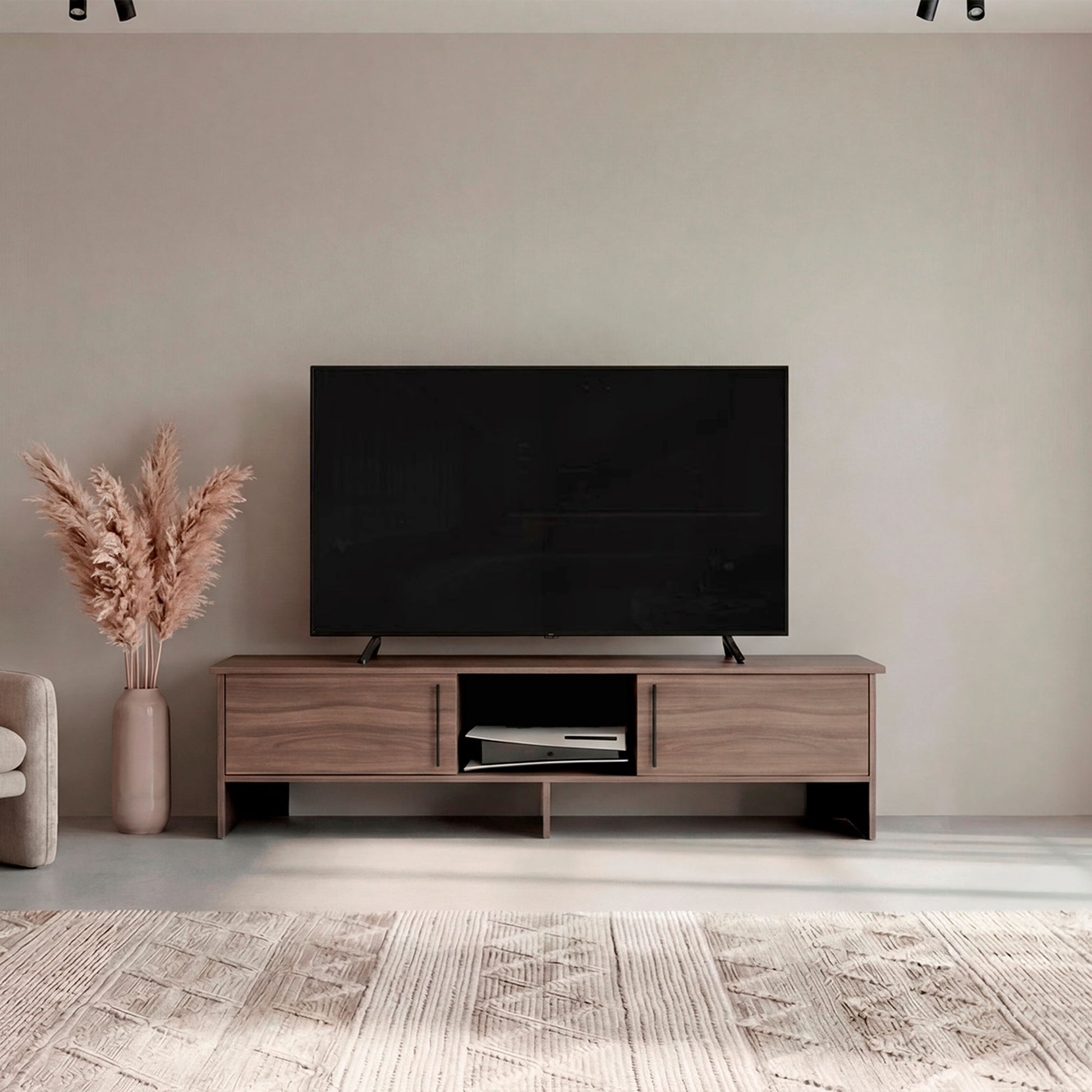 Rack De Tv Dago 41X160X35 Rta Avellana Wengue Zf