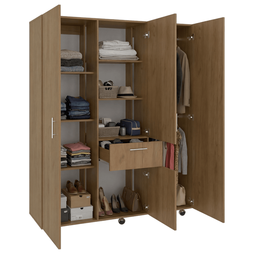 Closet 140 Amalfi 183X140X46 Rta Fresno Zf
