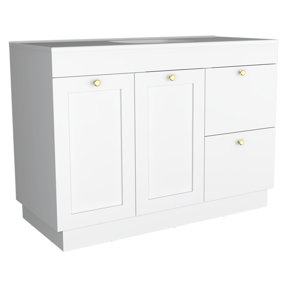 Muebles Para Lavamanos 48 Baluarte 86X121X53 Blanco Zf