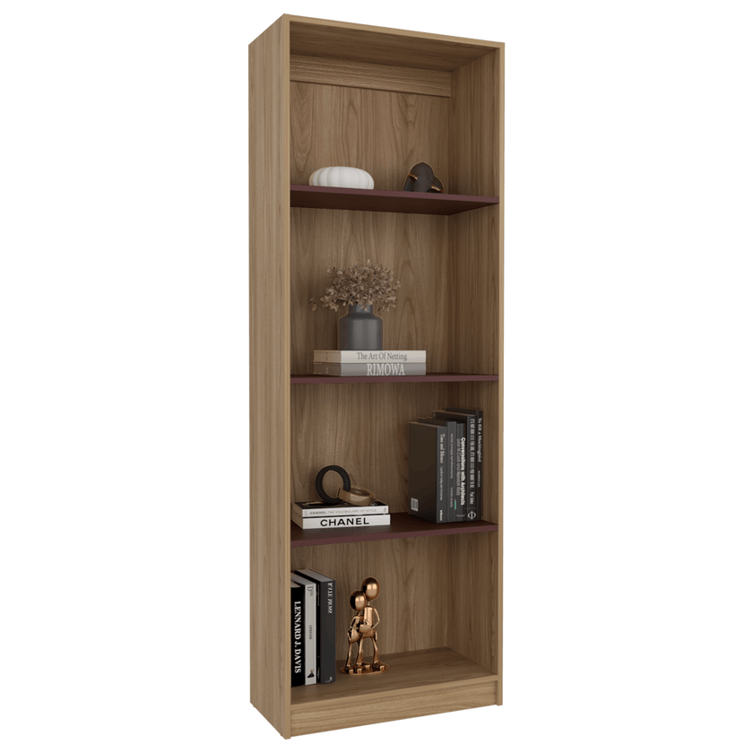 Estante Home 180X62X29 Rta Fresno Eu Burdeos