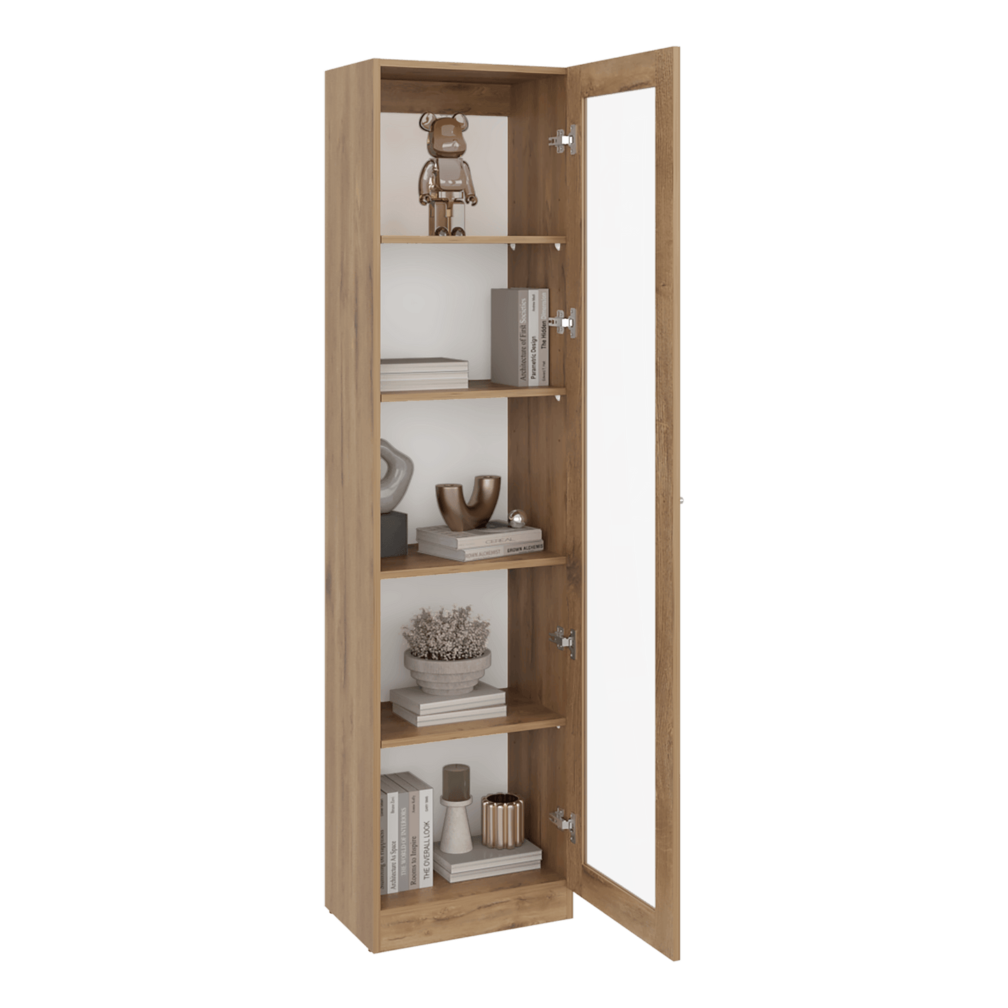 Vitrina Home E6 180X45X31 Rta Macadamia Zf