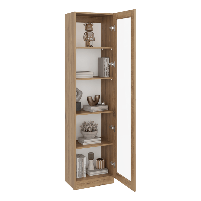 Vitrina Home E6 180X45X31 Rta Macadamia Zf