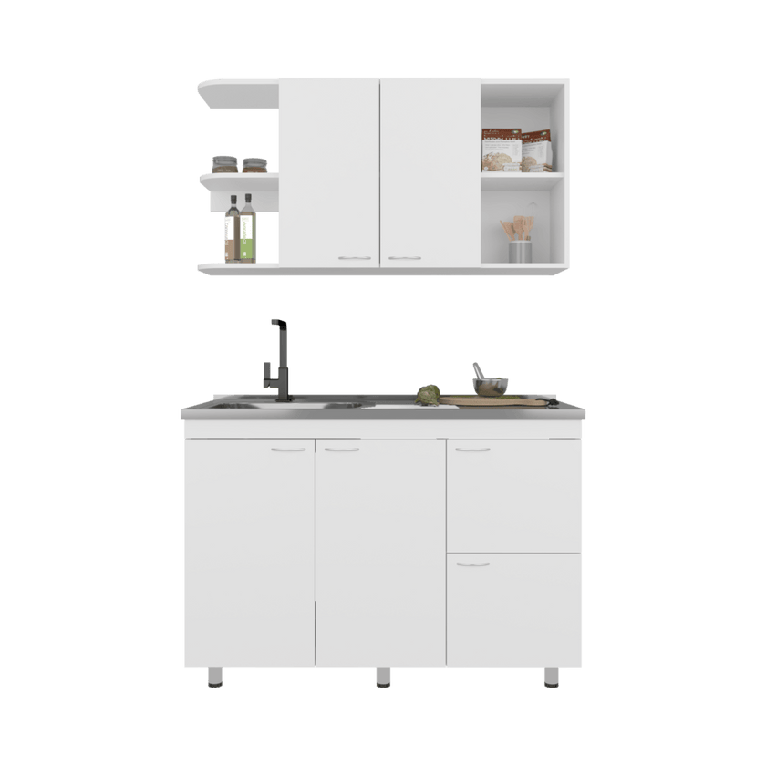Cocina Elica 120 Rta Blanco Zf