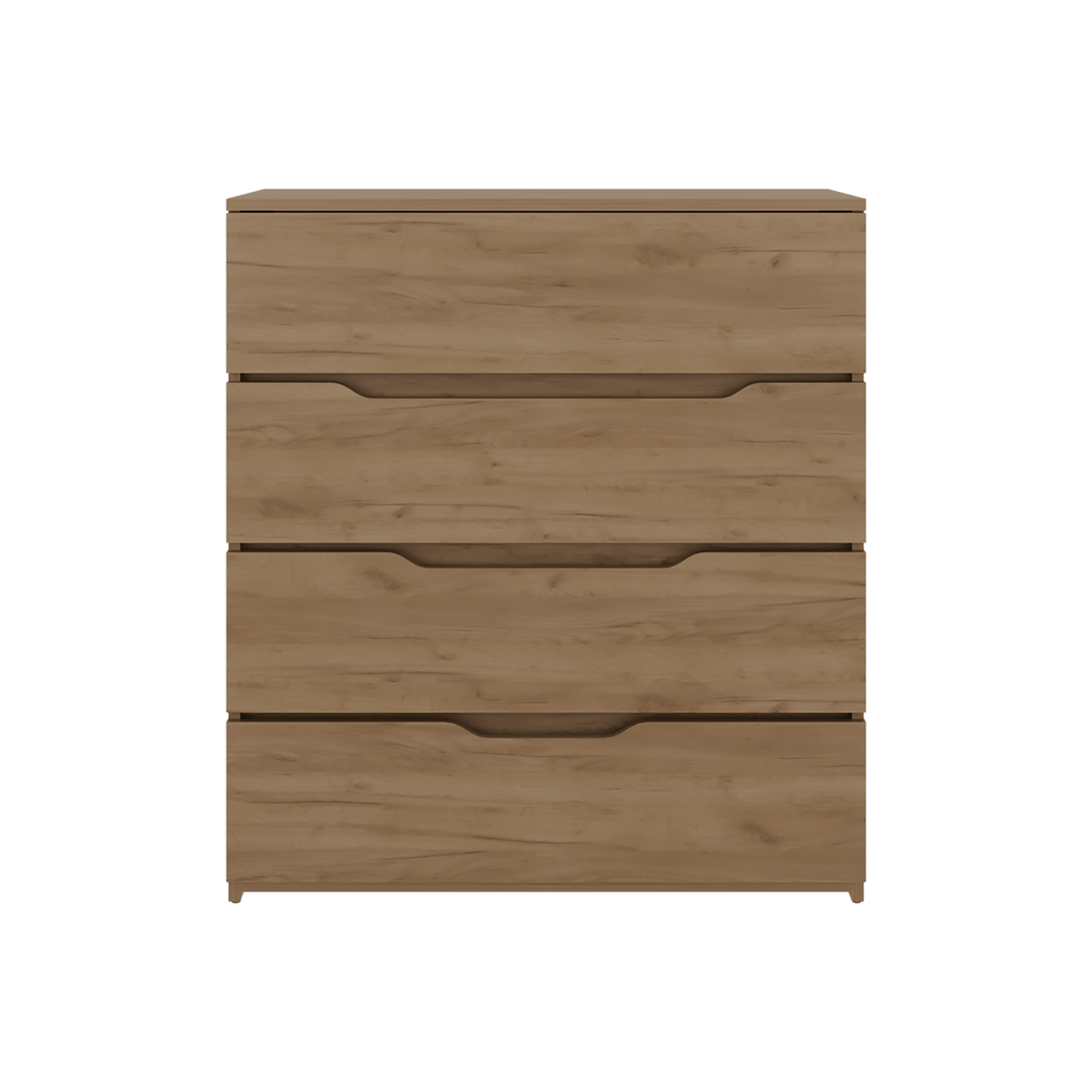 Cajonera Zoe Gold Kraft 89X80X35 Rta Kronos Fresno Zf