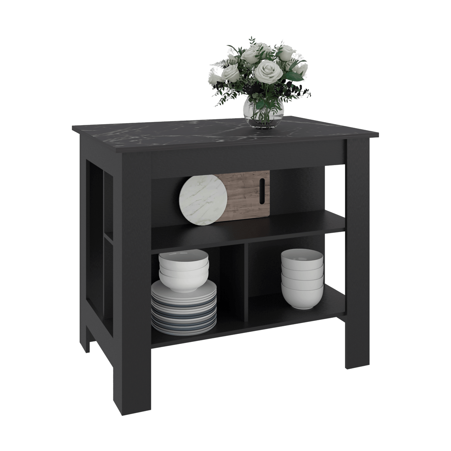 Isla De Cocina Cala 90X103X70 Rta Wengue Mamba
