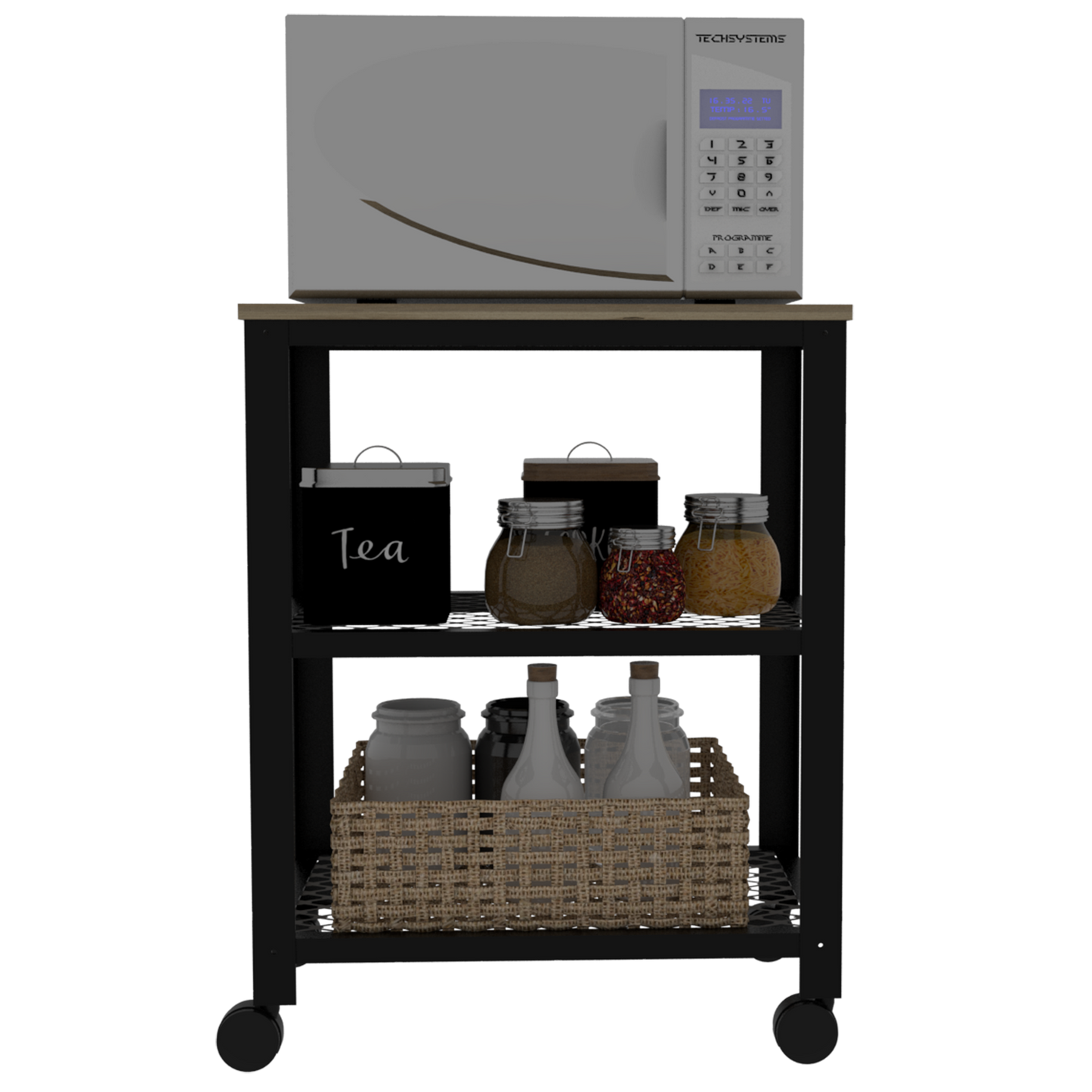 Organizador De Cocina Ferrato Rta Duna + Estructura Metalica N/A