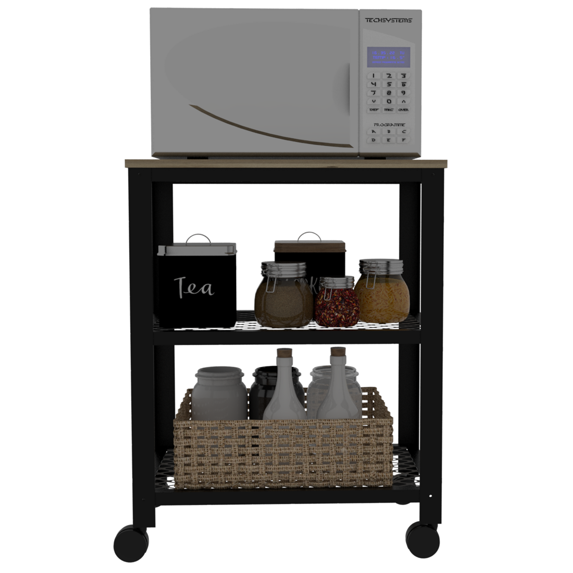 Organizador De Cocina Ferrato Rta Duna + Estructura Metalica N/A