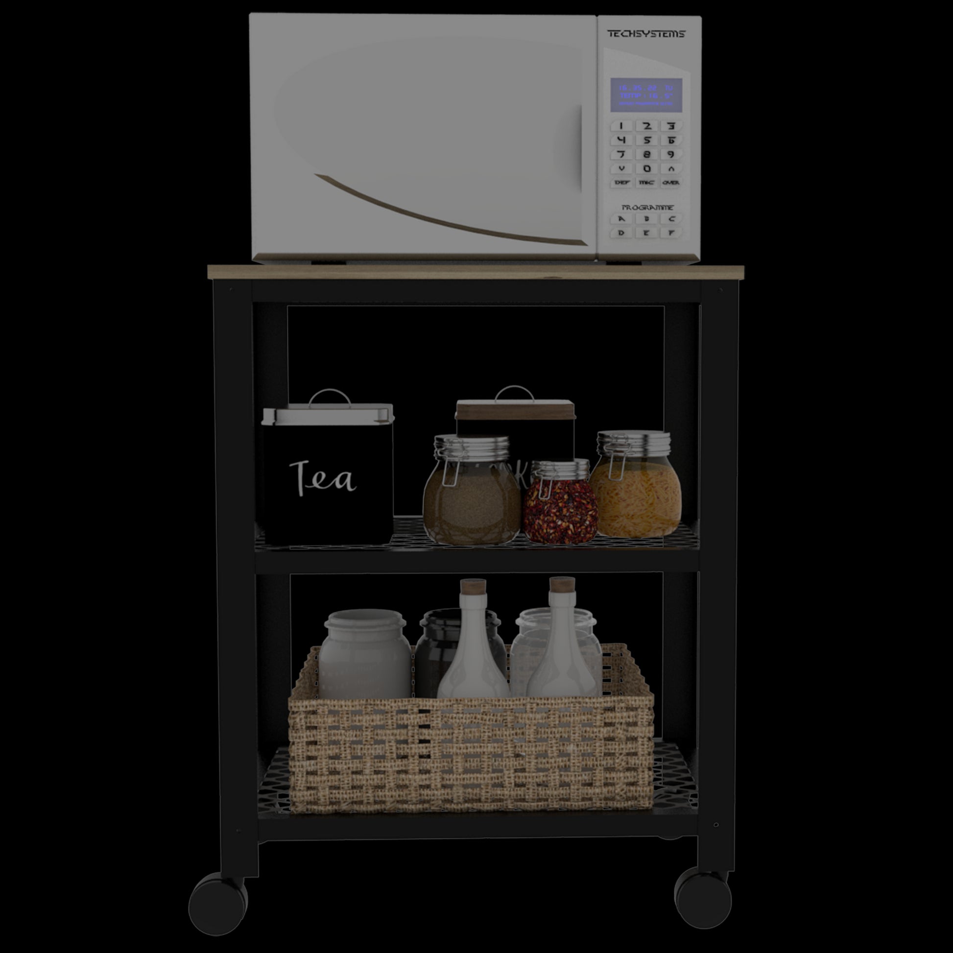 Organizador De Cocina Ferrato Rta Duna + Estructura Metalica