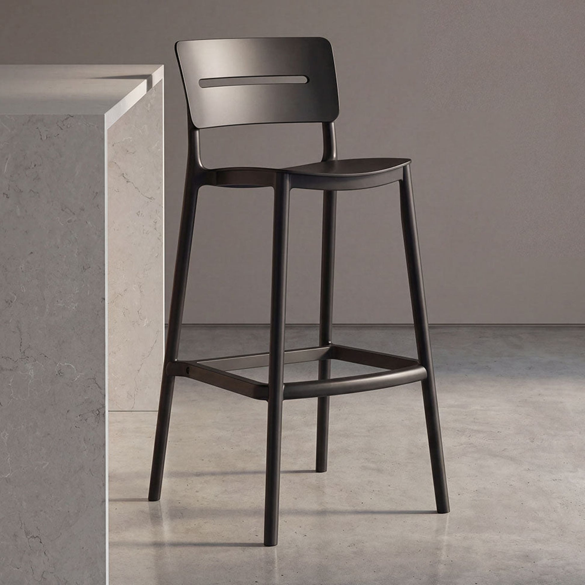 Silla Bar Manila 101X37X51 Rta Negro