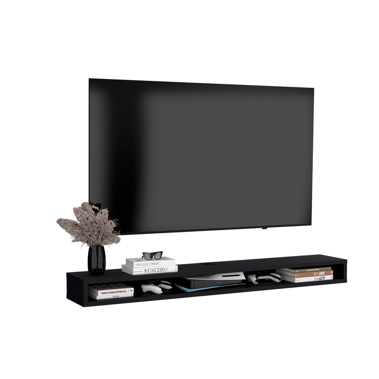 Rack Para Tv Flotante Luft 15X180X29 Rta Wengue