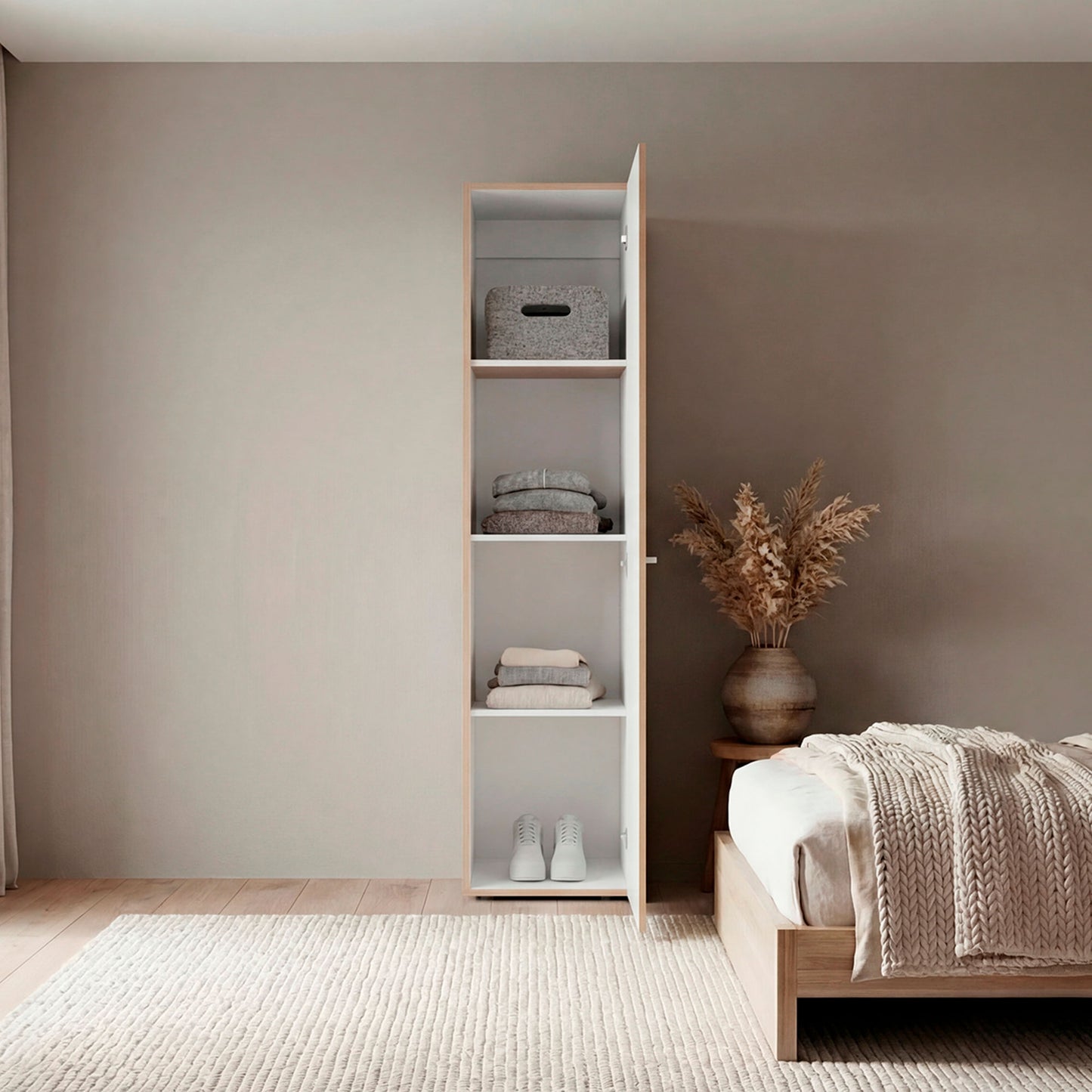 Closet Home Dreams 170X40X40 Rta Fresno Blanco Zf